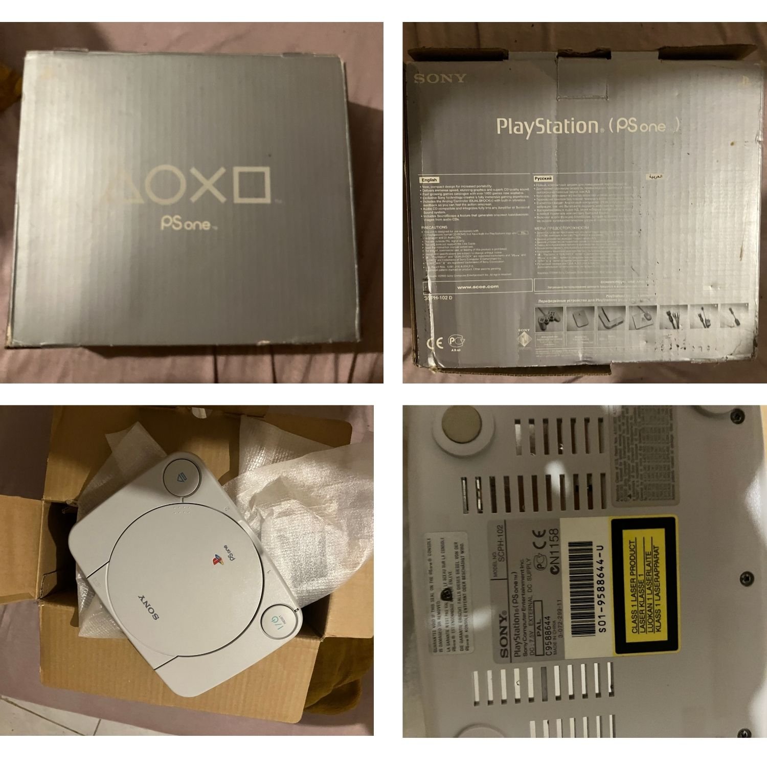 Sony Playstation One Kutulu Sıfır Orijinal 1 joistik Chip takılmıştır