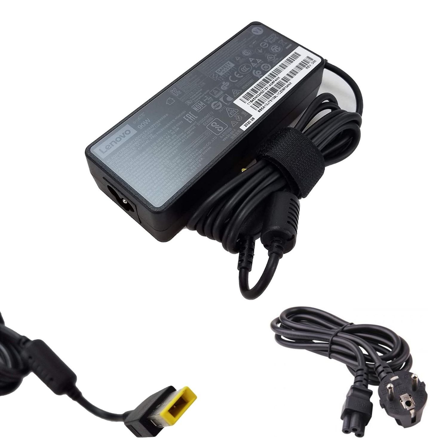 Orijinal Lenovo ADLX90NLC3 A için şarj aleti, 20 V, 4.5 A, 90 W