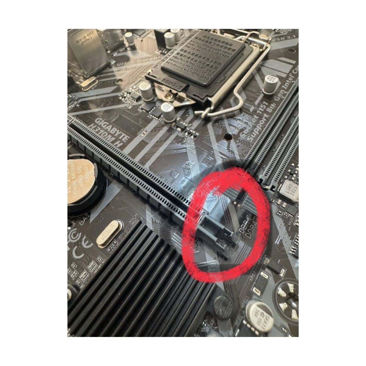 Gigabyte H310M H  SATA DDR4 2666  İkinci El
