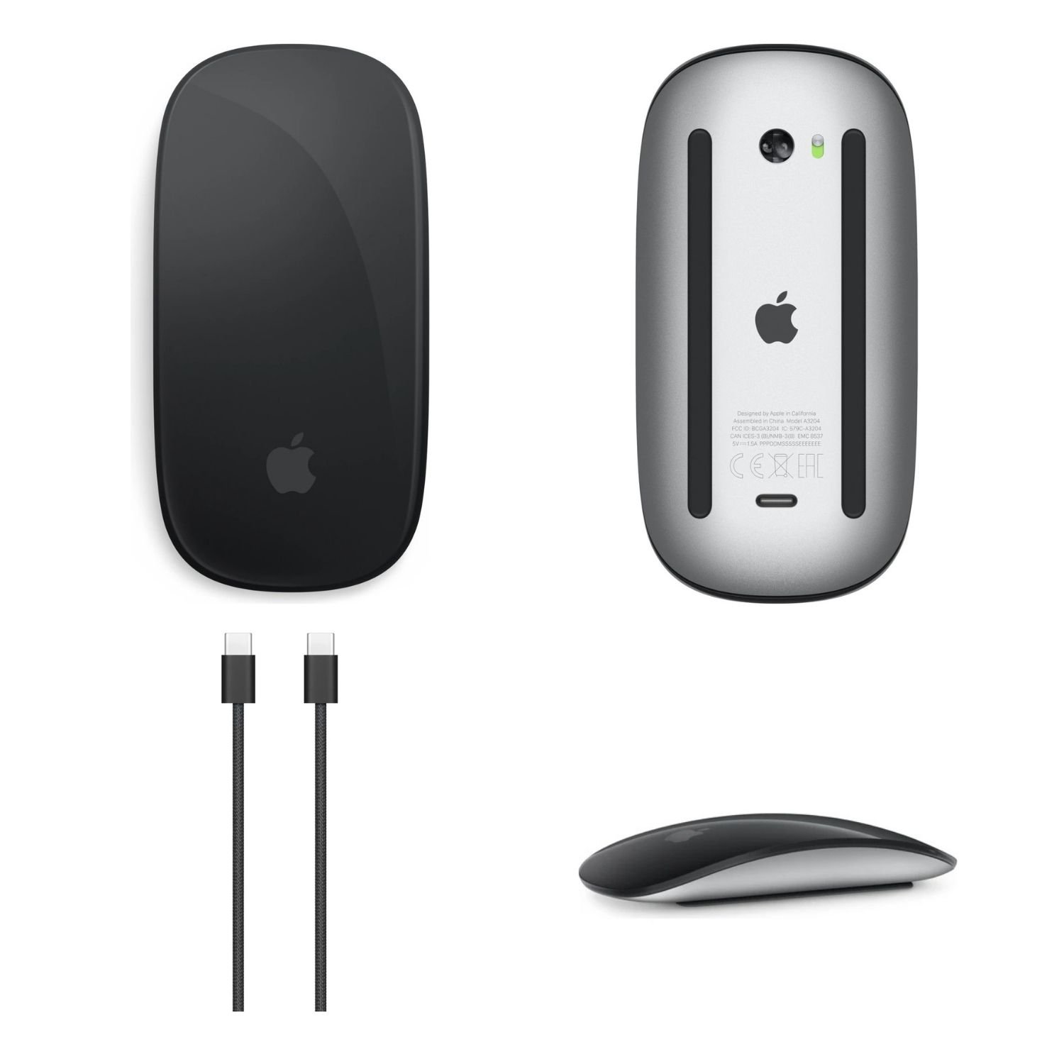 Apple Magic Mouse - Black Multi-Touch (USB‑C) Surface MXK63ZE/A