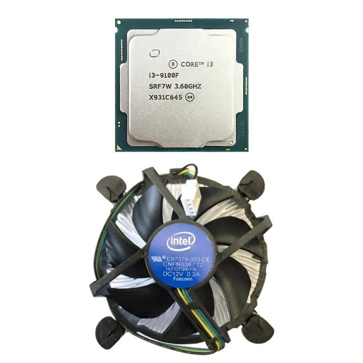 Intel i3-9100F Dört Çekirdek 3.60 GHz İşlemci(ikinci el)+Orjinal Fan(sıfır)